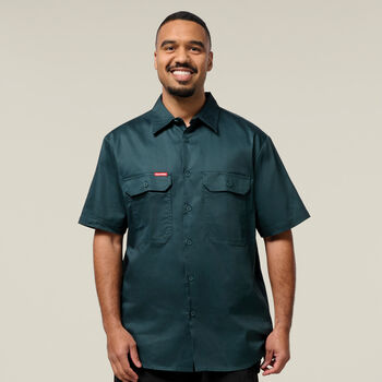 Cotton Drill Short Sleeve Shirt