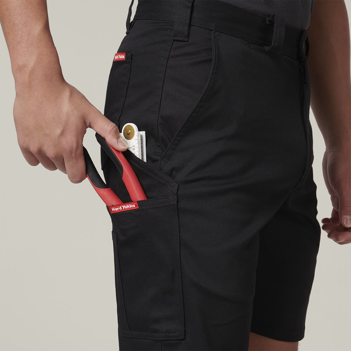 AJJAYA - DAKRU Cargo Harem Pants | Men's Tribal Shorts Below Knee Tactical  & Functional