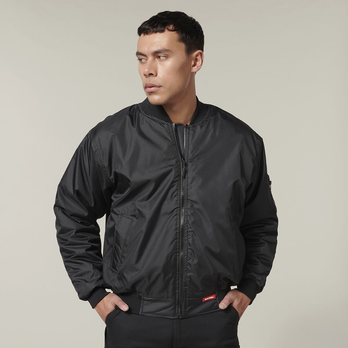 Men's water sale resistant bomber jacket