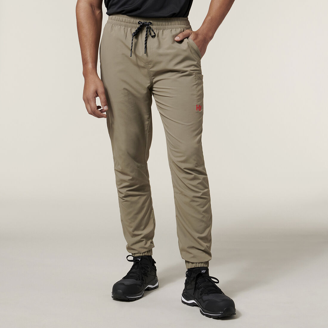Mens Lightweight Elasticated Waist Cargo Trousers Combat Work Pants Bottoms  New  eBay